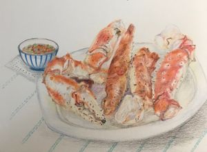 Red King Crab with Dipping Sauce